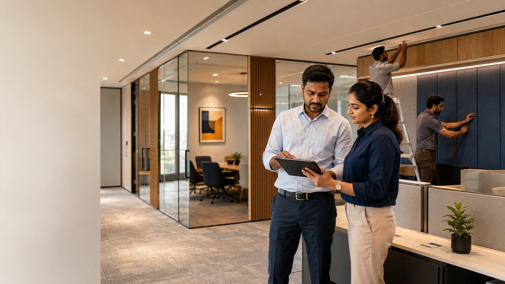 Modern corporate office fit-out and interior project
